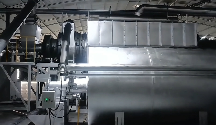 從原料到成品,樹脂炭化爐生產現場